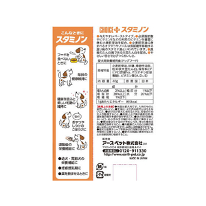 アースペット チョイスプラス スタミノン 食欲がないときに 40g FCA3948-イメージ2