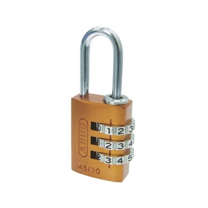 ＡＢＵＳ ナンバー可変式南京錠 145-20 オレンジ FC819ET-4451279-イメージ1