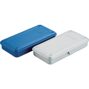 トラスコ トランク型工具箱　２０３Ｘ１０９Ｘ３５　ブルー T-19-イメージ6