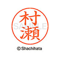 シヤチハタ ネームペン用ネーム シルバー 既製 村瀬 FC47663-X-GPS-1892