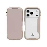 Hamee iPhone 17Pro用ダイアリーポリカーボネートクリアケース iFace Reflection ベージュ 41-183377