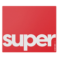 Pulsar ゲーミングマウスパッド XLサイズ(49×42cm) Superglide Glass Mousepad Red SGPXLR