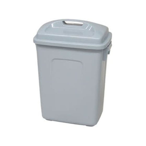 矢崎化工 ポリペール角型(蓋付)33L ゴミ箱 10-3300-0302 ラ FCG780R-10-3300-0302-イメージ1