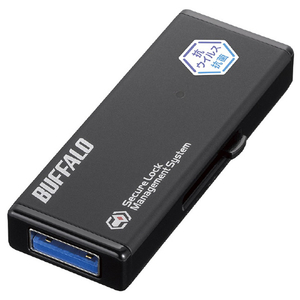 バッファロー USBメモリー 64GB ブラック RUF3-HSVB64G-イメージ2