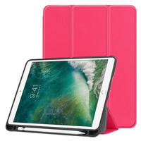 aglow iPad 9．7インチ 2017/2018年モデル用アップルペンシル収納付きケース ピンク IQIP2018PK