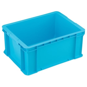 トラスコ中山 DA型エコキャップ再生コンテナ 27L ライトブルー FC770GR-4329651-イメージ1