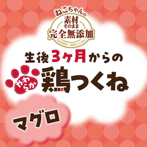 ペティオ 素材そのまま ねこちゃんの完全無添加 やわらか鶏つくね マグロ 40g FCK215E-イメージ4