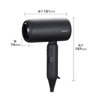 シャープ IB-P300-B ディンプルフロードライヤー (ブラック色)アッシュ