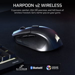コルセア CORSAIR HARPOON v2 WIRELESS ゲーミングマウス ブラック CHR-9311110-WW-イメージ3