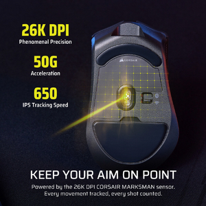 コルセア CORSAIR HARPOON v2 WIRELESS ゲーミングマウス ブラック CHR-9311110-WW-イメージ5