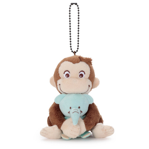 タカラトミーアーツ おさるのジョージ/ジョージといっしょマスコット/ ゾウのぬいぐるみ ｵｻﾙﾉｼﾞﾖ-ｼﾞﾏｽｺﾂﾄｿﾞｳﾉﾇｲｸﾞﾙﾐ-イメージ1