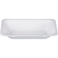 台和 メラミン製フードパン角型1/3 白 UL-1365-W FC710SL-446109