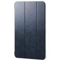 エレコム 11インチiPad Pro(M4)用フラップケース 薄型軽量 背面クリア 2アングル ネイビー TB-A25PMWVNV