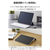 エレコム 11インチiPad Pro(M4)用フラップケース 薄型軽量 背面クリア 2アングル ネイビー TB-A25PMWVNV-イメージ4