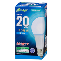 オーム電機 LED電球 E26口金 全光束265lm(2．0W一般電球タイプ) 昼光色相当 LDA2D-G AG27