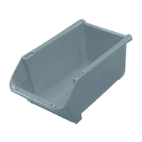 トラスコ中山 T型コンテナ ネスティングタイプ グレー グレー7200373TD FC489GR-4199634