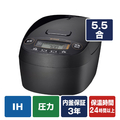 タイガー 圧力IHジャー炊飯器 e angle select グロスブラック JPV-10E6KG