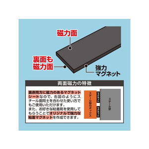 マグエックス 強力マグネットホルダー 両面磁力 FCV2600-AS-200-イメージ5