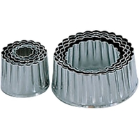 エムテートリマツ 18-8 パテ抜型 菊 (缶入) 12pcセット 12pcセット#1~#12 FCM7397-026104001