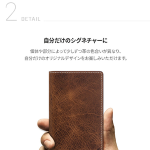 SLG Design iPhone 14 Plus用Badalassi Wax case ブラウン SD24339I14MBR-イメージ6