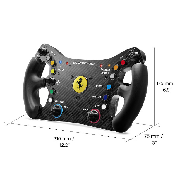 Thrustmaster F488 GT3 Add on 4060263 Ferrari GT3 Add Wheel Thrustmaster Xbox 1個 Onは On LED により GT PS4 および PS5 Series X|S One TS PC
