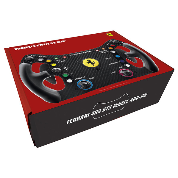 Thrustmaster F488 GT3 Add on 4060263 Ferrari GT3 Add Wheel Thrustmaster Xbox 1個 Onは On LED により GT PS4 および PS5 Series X|S One TS PC