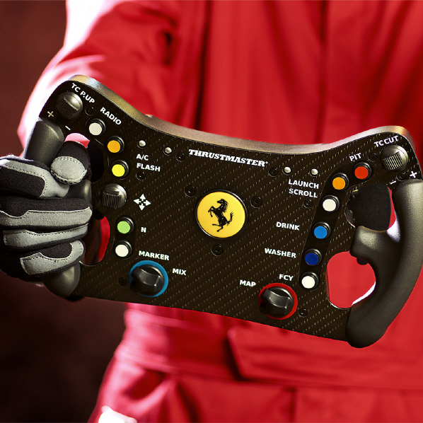 Thrustmaster F488 GT3 Add on 4060263 Ferrari GT3 Add Wheel Thrustmaster Xbox 1個 Onは On LED により GT PS4 および PS5 Series X|S One TS PC