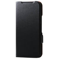 エレコム Google Pixel 9a用ソフトレザーケース 薄型 磁石付 MAGKEEP ブラック PM-P251PLFMGBK