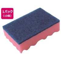 キクロン キクロンプロスポンジたわしハード(10個入)ピンク FCA4441-A-530