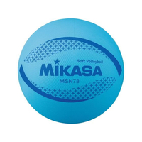 ミカサ カラーソフトバレーボール 検定球 ブルー FC885SH-MSN78BL
