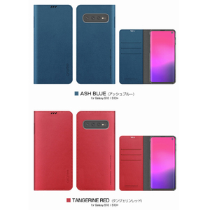 araree Galaxy S10+用手帳型ケース MUSTANG DIARY レッド AR16339S10P-イメージ8