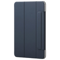 エレコム 11インチiPad Pro(M4)用フラップケース 超薄型 マグネット着脱 スリープ対応 ネイビー TB-A25PMWVPF2NV
