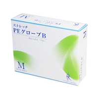 ファーストレイト ストレッチPEグローブ ブルー M 200枚 F043914-FR-546