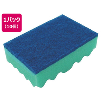 キクロン キクロンプロたわしハード(10個入)グリーン FCA4442-A-631