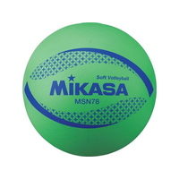 ミカサ カラーソフトバレーボール 検定球 グリーン FC886SH-MSN78G