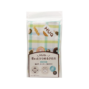 ボンスター販売 HUG ぎゅっとつつめるクロス お弁当箱用 ブルー FCJ111E-イメージ1