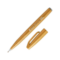 ぺんてる 筆touchサインペン イエローオーカー F023496SES15C-Y