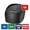 タイガー 圧力IHジャー炊飯器(1．0升) e angle select グロスブラック JPV-18E6KG