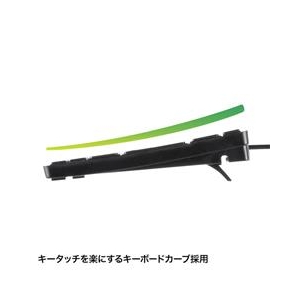 サンワサプライ USBスリムキーボード ブラック SKB-SL18BKN-イメージ3
