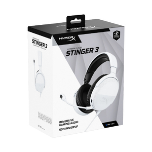 HyperX HyperX Cloud Stinger 3 ゲーミングヘッドセット ホワイト HXR-BS1T6AA-イメージ5