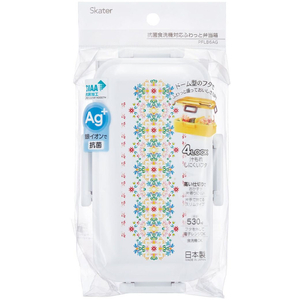 スケーター 抗菌ふわっと弁当箱 天平文様夢幻薄紅 530ml FC434PS-PFLB6AG-イメージ2