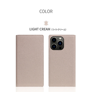 SLG Design iPhone 14 Plus用Full Grain Leather Case ライトクリーム SD24340I14MLC-イメージ12