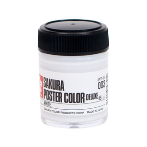 サクラクレパス ポスターカラー デラックス ホワイト 45ml FCB2572-PWD45ML#003-イメージ1