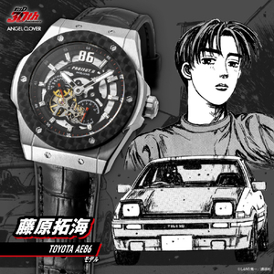エンジェルクローバー エンジェルクローバー 腕時計 IN45-AE86 頭文字D30周年コラボ 藤原拓海モデル ブラック IN45-AE86-イメージ8