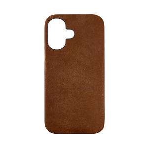ABBI SIGNATURE iPhone 16用MARGOT イタリアンレザー MagSafe対応バックカバー ブラウン ABS27341I16-イメージ2
