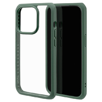 ラスタバナナ iPhone 15 Pro用ハイブリッドケース TPU×アクリル グリーン×クリア 7690IP361PHB