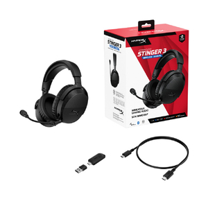 HyperX HyperX Cloud Stinger 3 ワイヤレスゲーミングヘッドセット ブラック HXR-BS1T8AA-イメージ4