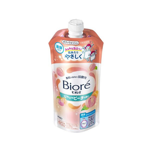 KAO ビオレu ぴちぴちピーチの香り つめかえ用 320mL FCD807Y-イメージ1
