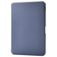 エレコム iPad(A16)用フラップケース 360度回転 背面クリア 2アングル スリープ ブルーグレー TB-A25RMG360BG