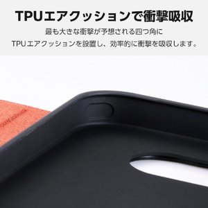 エレコム Google Pixel 9a用ソフトレザーケース 薄型 磁石付 ブラック PM-P251PLFUBK-イメージ2